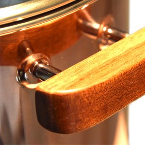 Spiced wine heater copper pot
