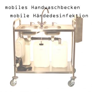 mobile Händedesinfektion