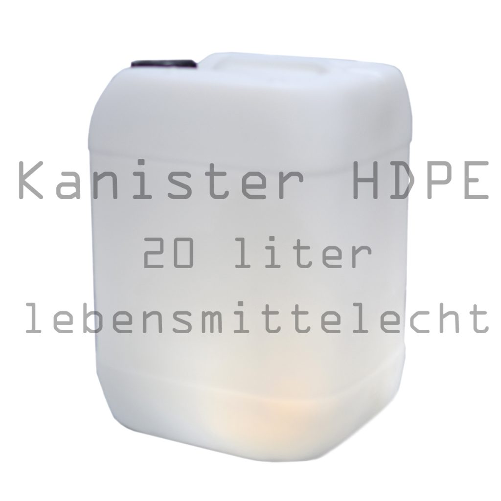 Kanister lebensmittelecht 20l HDPE für mobiles Handwaschbecken und  Marktspüle 