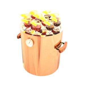 Erhitzer für Glühmost auf dem christkindlmarkt