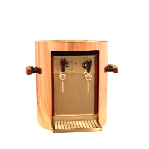 Heater for mulled cider - copper wrapped