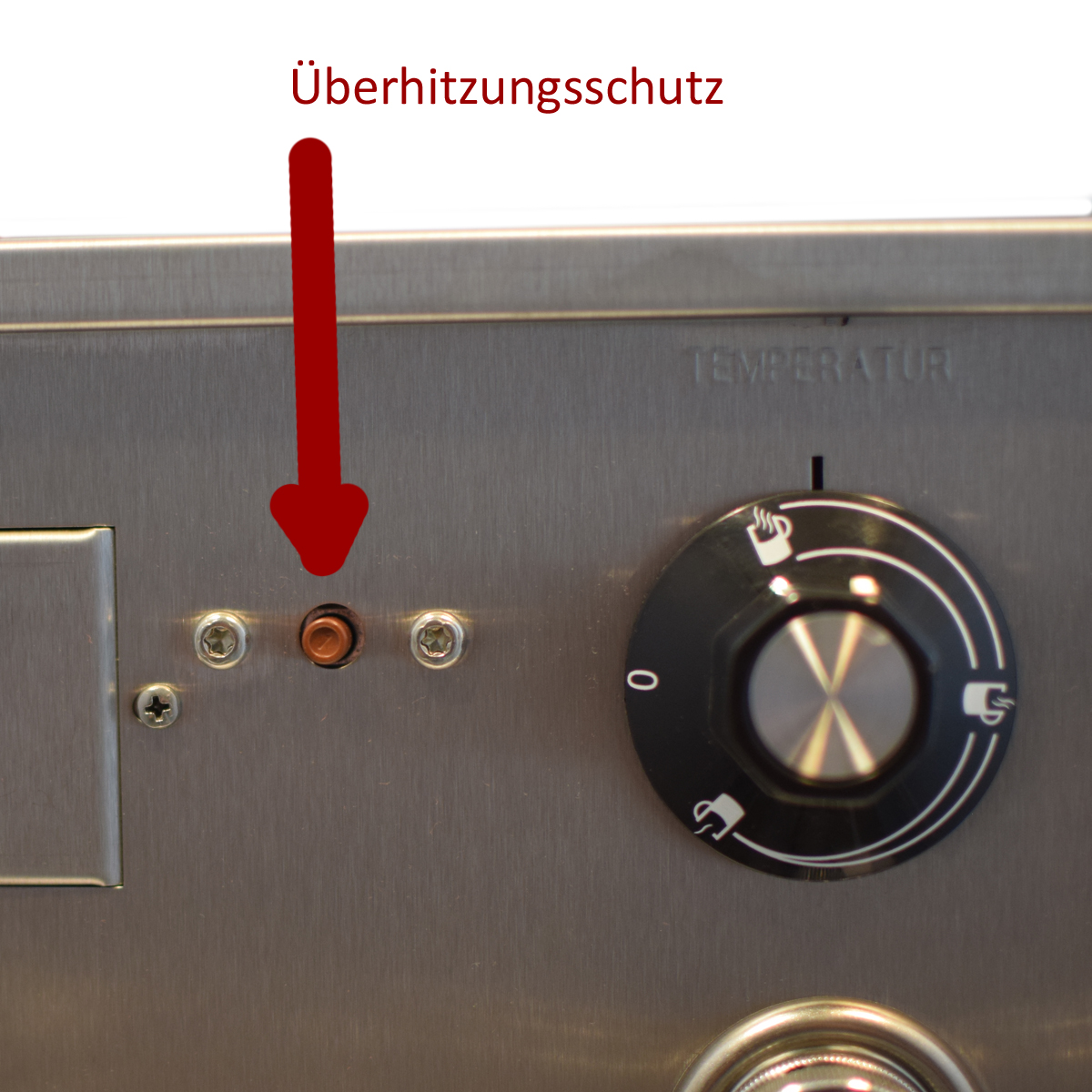 Glühweinerhitzer Reset Knopf kaputt