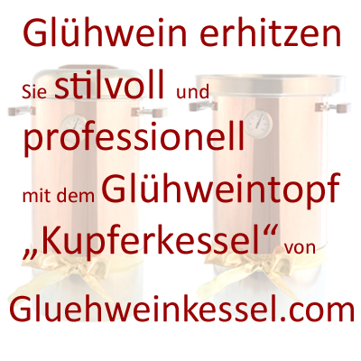 Glühweintopf für Glühwein