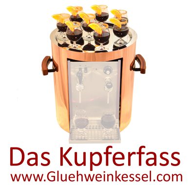 Kupferfass für Selbach Glühweinerhitzer