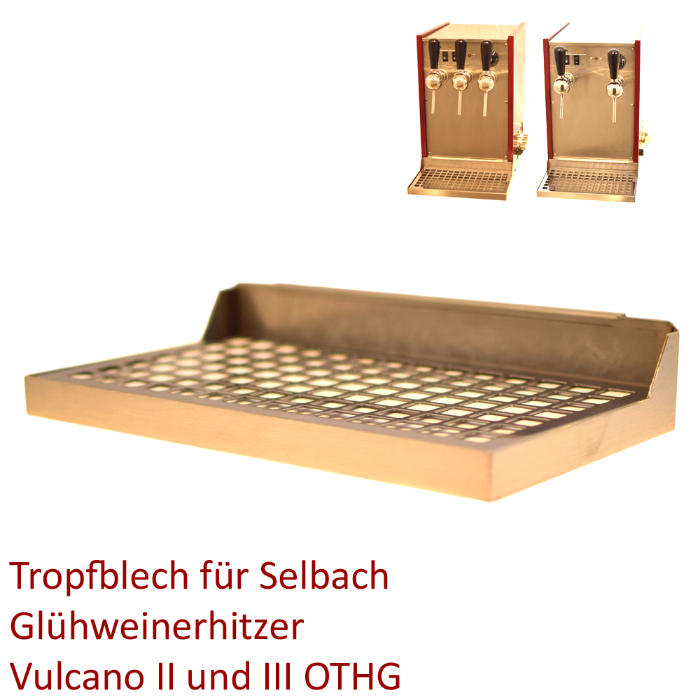 Tropfblech für Glühweinerhitzer