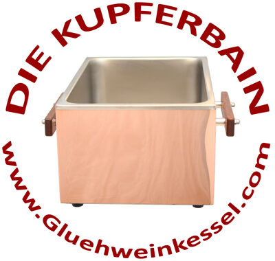 Bain Marie aus Kupfer