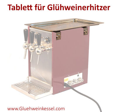 Glaswärmer Tablett für Heisse Spitze